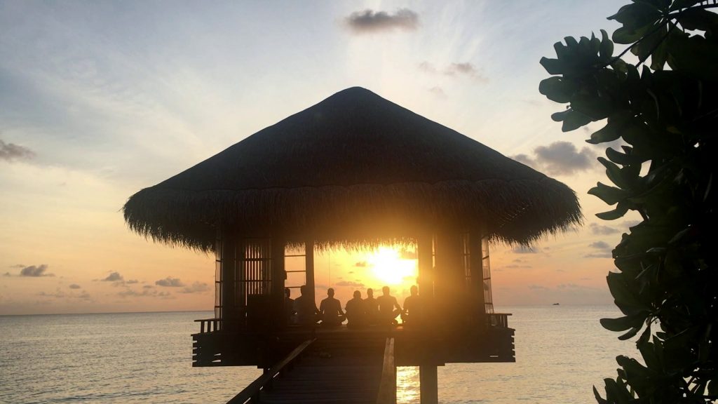 Sunrise meditation in the Maldives (timelapse)